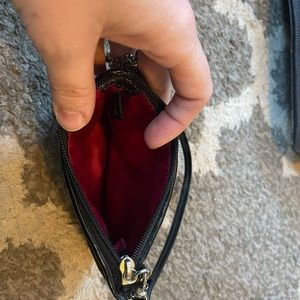 Small coach wristlet